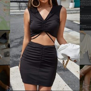 2 piece crop top set